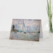 Claude Monet - Boats Regatta in Argenteuil Kaart (Voorkant)