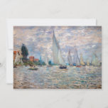 Claude Monet - Boats Regatta in Argenteuil Kaart<br><div class="desc">The Boats Regatta at Argenteuil / Regate a Argenteuil - Claude Monet,  Oil on Canvas,  1874</div>