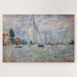 Claude Monet - Boats Regatta in Argenteuil Legpuzzel<br><div class="desc">The Boats Regatta at Argenteuil / Regate a Argenteuil - Claude Monet,  Oil on Canvas,  1874</div>