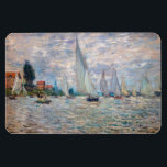 Claude Monet - Boats Regatta in Argenteuil Magneet<br><div class="desc">The Boats Regatta at Argenteuil / Regate a Argenteuil - Claude Monet,  Oil on Canvas,  1874</div>