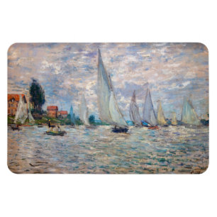 Claude Monet - Boats Regatta in Argenteuil Magneet