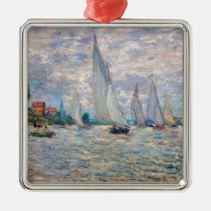 Claude Monet - Boats Regatta in Argenteuil Metalen Ornament