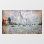 Claude Monet - Boats Regatta in Argenteuil Muurstickers<br><div class="desc">The Boats Regatta at Argenteuil / Regate a Argenteuil - Claude Monet,  Oil on Canvas,  1874</div>