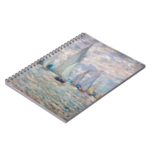 Claude Monet - Boats Regatta in Argenteuil Notitieboek (Linkerzijde)
