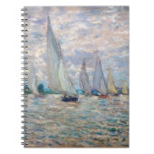 Claude Monet - Boats Regatta in Argenteuil Notitieboek (Voorkant)