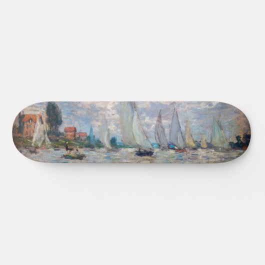 Claude Monet - Boats Regatta in Argenteuil Persoonlijk Skateboard (Horizontaal)