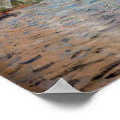 Claude Monet - Boats Regatta in Argenteuil Poster (Hoek)