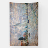 Claude Monet - Boats Regatta in Argenteuil Spandoek (Verticaal)