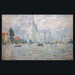 Claude Monet - Boats Regatta in Argenteuil Stof<br><div class="desc">The Boats Regatta at Argenteuil / Regate a Argenteuil - Claude Monet,  Oil on Canvas,  1874</div>