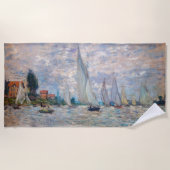 Claude Monet - Boats Regatta in Argenteuil Strandlaken (Voorkant)