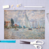 Claude Monet - Boats Regatta in Argenteuil Tissuepapier (Craft)