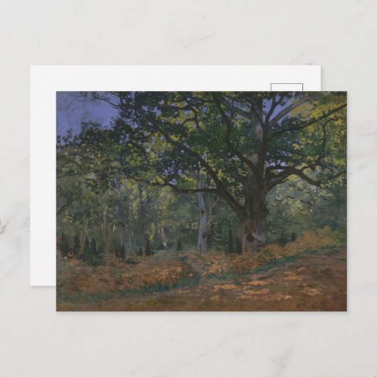 Claude Monet | Bodmer Oak, Fontainebleau Fores Briefkaart (Voorkant / Achterkant)