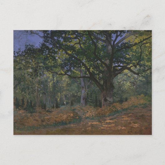Claude Monet | Bodmer Oak, Fontainebleau Fores Briefkaart (Voorkant)