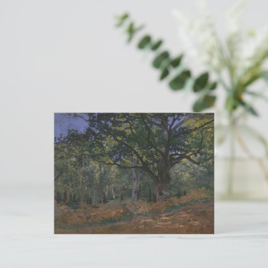 Claude Monet | Bodmer Oak, Fontainebleau Fores Briefkaart (Staand voorkant)
