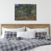 Claude Monet | Bodmer Oak, Fontainebleau Fores Canvas Afdruk (Insitu (Slaapkamer))