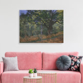 Claude Monet | Bodmer Oak, Fontainebleau Fores Canvas Afdruk (Insitu (Woonkamer))