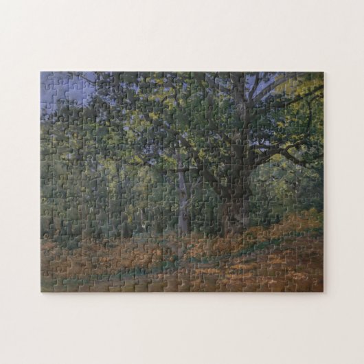 Claude Monet | Bodmer Oak, Fontainebleau Fores Legpuzzel (Horizontaal)