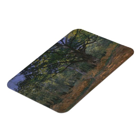Claude Monet | Bodmer Oak, Fontainebleau Fores Magneet (Linkerzijde)