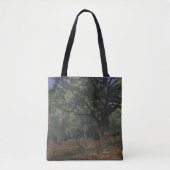 Claude Monet | Bodmer Oak, Fontainebleau Fores Tote Bag (Voorkant)