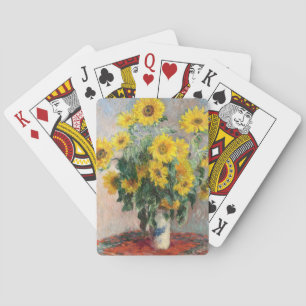 Claude Monet Boeket Zonnebloemen 1881 Kunst Pokerkaarten