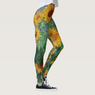Claude Monet - Boeket zonnebloemen Leggings
