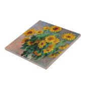 Claude Monet - Boeket zonnebloemen Tegeltje (Zijkant)