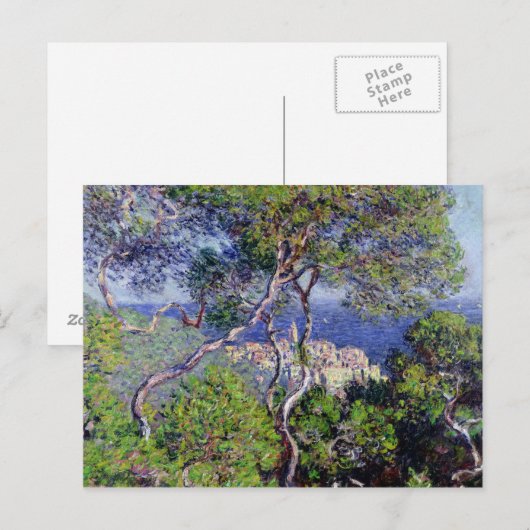 Claude Monet | Bordighera, 1884 Briefkaart (Voorkant / Achterkant)