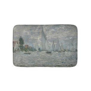 Claude Monet   Boten of Regatta in Argenteuil Badmat