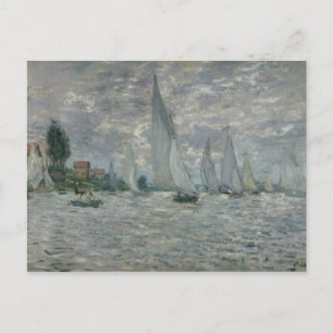 Claude Monet   Boten of Regatta in Argenteuil Briefkaart
