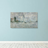 Claude Monet | Boten of Regatta in Argenteuil Canvas Afdruk (Insitu (Houten vloer))
