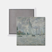 Claude Monet | Boten of Regatta in Argenteuil Magneet (Voorkant / Achterkant)