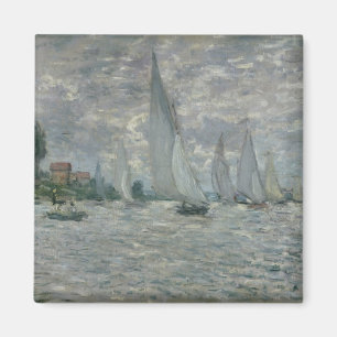 Claude Monet   Boten of Regatta in Argenteuil Magneet