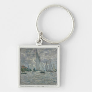 Claude Monet Boten of Regatta in Argenteuil Sleutelhanger