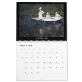 Claude Monet - Boten op het water Kalender (Mar 2026)