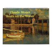 Claude Monet - Boten op het water Kalender (Hoes)
