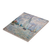 Claude Monet - Boten Regatta bij Argenteuil Tegeltje (Zijkant)