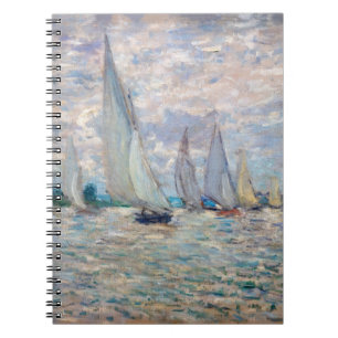 Claude Monet - Botensportwedstrijd bij Argenteuil Notitieboek