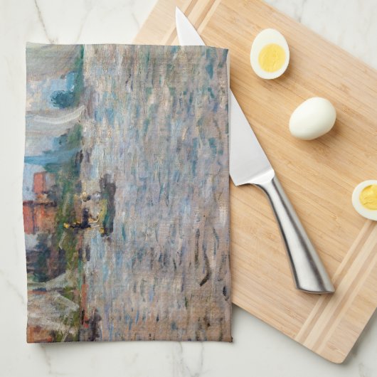 Claude Monet - Botensportwedstrijd bij Argenteuil Theedoek (Quarter Fold)