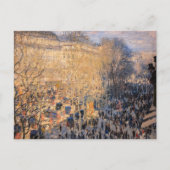 Claude Monet - Boulevard des Capucines in Parijs Briefkaart (Voorkant)