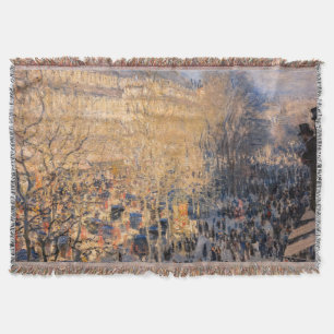 Claude Monet - Boulevard des Capucines in Parijs Deken