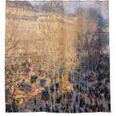 Claude Monet - Boulevard des Capucines in Parijs Douchegordijn (Voorkant)
