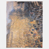 Claude Monet - Boulevard des Capucines in Parijs Fleece Deken (Voorkant)