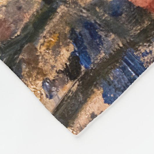 Claude Monet - Boulevard des Capucines in Parijs Fleece Deken (Hoek)