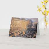 Claude Monet - Boulevard des Capucines in Parijs Kaart (Gele Bloem)