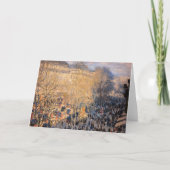 Claude Monet - Boulevard des Capucines in Parijs Kaart (Voorkant)