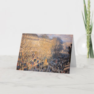 Claude Monet - Boulevard des Capucines in Parijs Kaart