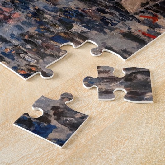 Claude Monet - Boulevard des Capucines in Parijs Legpuzzel (Zijkant)