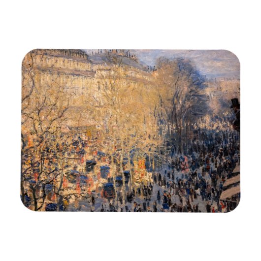Claude Monet - Boulevard des Capucines in Parijs Magneet (Horizontaal)