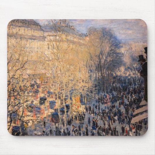 Claude Monet - Boulevard des Capucines in Parijs Muismat (Voorkant)