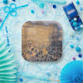 Claude Monet - Boulevard des Capucines in Parijs Papieren Bordje (Feest)